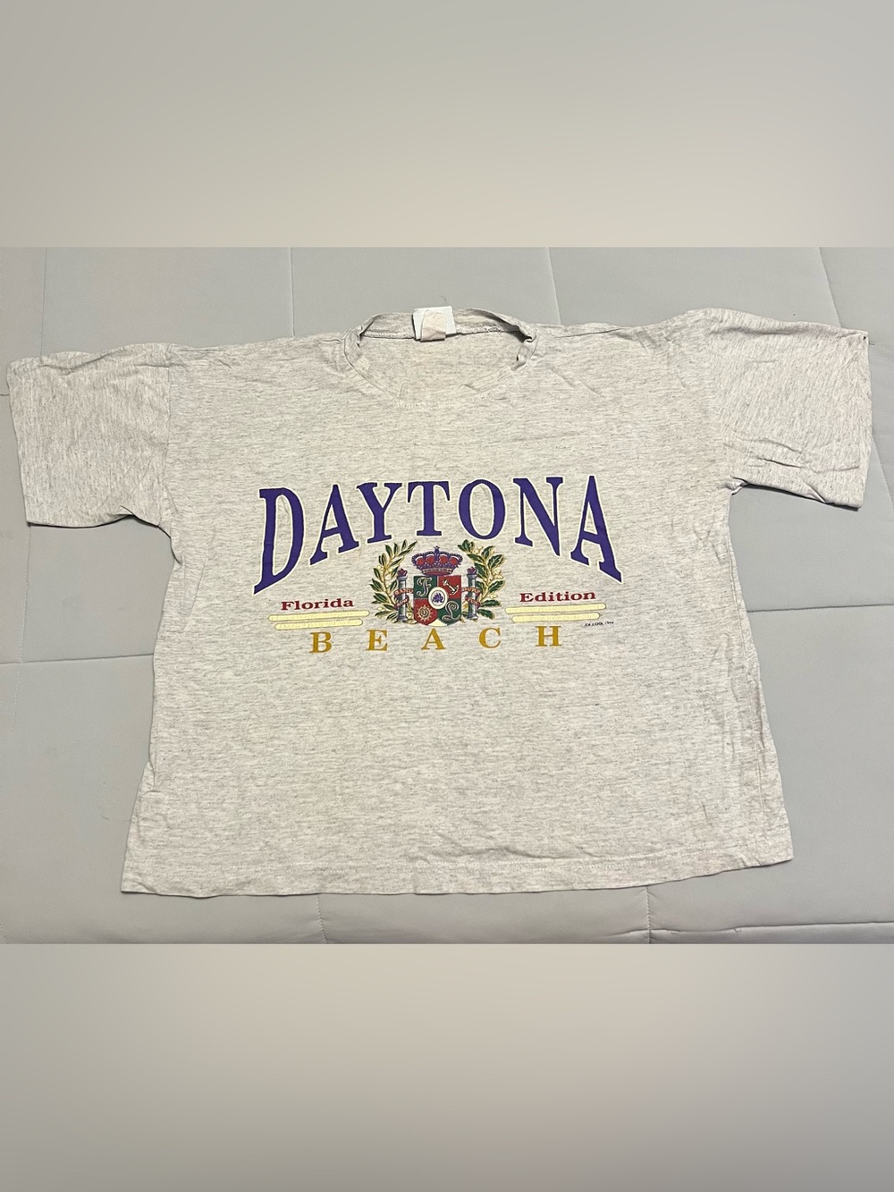 Vintage 1994 Daytona Beach Florida Graphic T-Shirt One Size